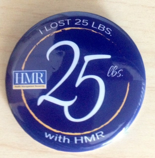 25 lb Weight Loss Milestone Pins