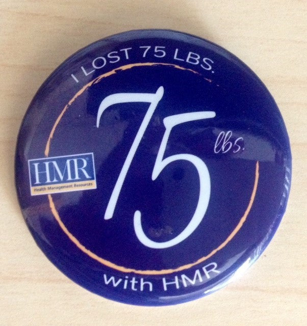 75 lb Weight Loss Milestone Pins