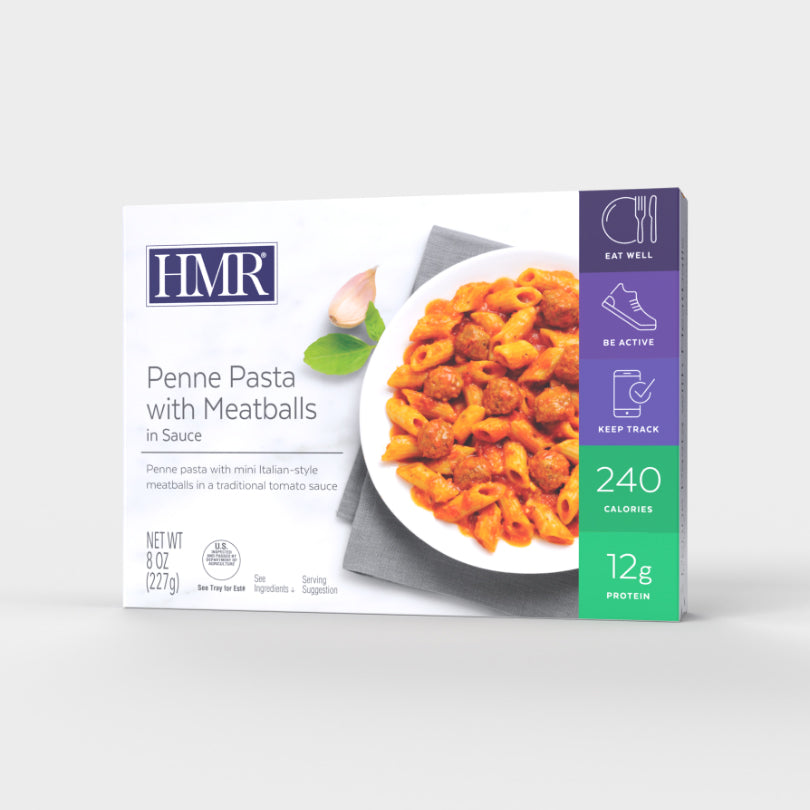 Penne Pasta with Meatballs, 24 units/case